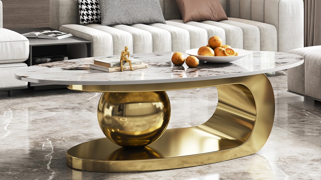 Metal & Marble: A Match Made for Luxury Coffee Tables